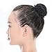 8Pcs Reusable Bun Hair Nets Elastic Flower Edge Hairnet for Ballet Bun Cover Dance Skating Gymnastics Performance Dancers Hair Accessories, Black