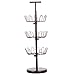 Rackaphile 3-Tier Revolving Shoe Organizer Rack Shoe Tree, Holds 18 Pairs, Bronze