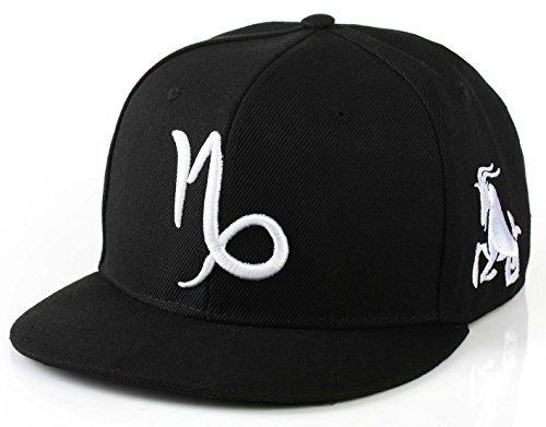 CoolzdtMen Women Baseball Caps Zodiac 12 Hats Snapback (Capricorn)