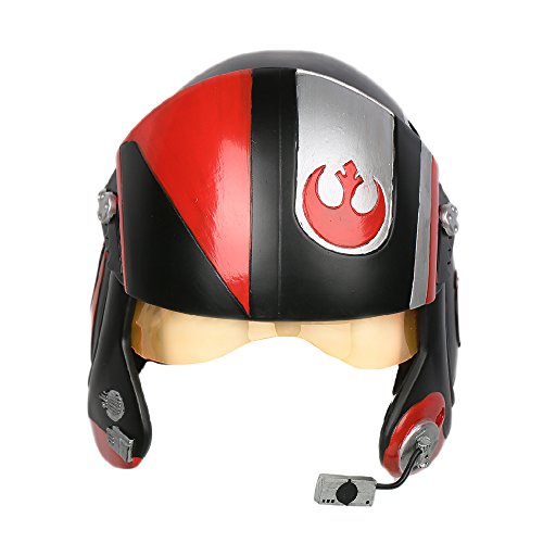 Xcoser Dameron Helmet Deluxe Poe Cosplay Mask X-Wing Teens Adult SW Costume Props