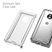Poetic Affinity Slim Fit Moto G5 Plus Clear Case with Anti-Slip Side Grip and Reinforced Corner Protection Bumper for Motorola Moto G5 Plus (2017) Clear/Clear