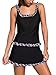 Begirlly Women Tankini Top Swimsuit Swimwear Set