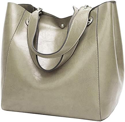 Molodo Womens Satchel Hobo Top Handle Tote Leather Handbag Designer Shoulder Purse Bucket Crossbody Bag