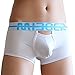 sandbank Men's Sexy Lingerie Bulge Pouch Open Crotchless Boxer Briefs Underwear (US L = Asian Tag 2XL, 4 Pack-Mix Color#2)
