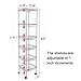 JS HOME Storage Shelves, 6-Tier Wire Shelving Unit with Baskets, 13.4