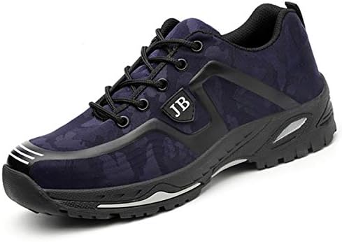 DaHeng Men's Women's Safety Shoes Lightweight Breathable Steel Toe Caps Anti-Smashing Anti-Piercing Work Site Shoes