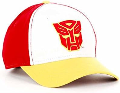 Bio Domes Transformers Basic Red/White/Yellow Adjustable Youth Cap Hat OSFA