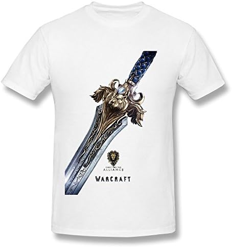 Warcraft Poster Alliance Mens White T Shirt