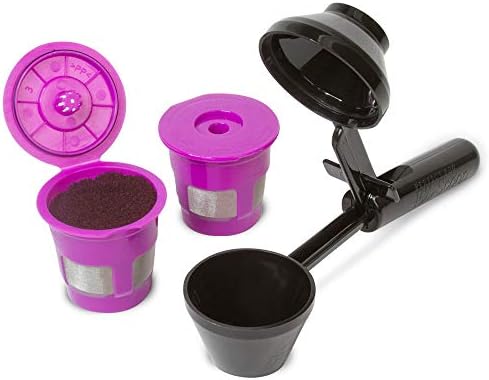 Cafe Fill Value Pack by Perfect Pod | Reusable K Cup Coffee Pod Filters &  Coffee Scoop, Compatible with Keurig K-Duo, K-Mini, 1.0, 2.0, K-Series and  Select Single Cup Coffee Makers Small