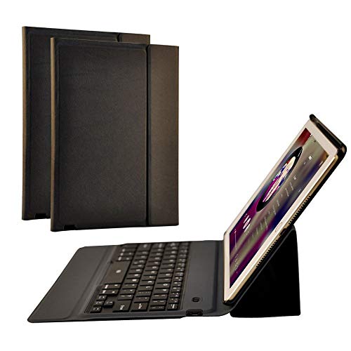 Rii BT12 Ultra-Slim Wireless Bluetooth Keyboard Case Cover with Rechargeable Battery for ipad
