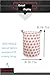 Sanjiaofen Pink Laundry Hamper,Elephant Laundry Basket,Collapsible Girls Hamper for Girls Room Decor,Nursery Hamper,Toy Bins,Bedroom. (Pink Elephant)