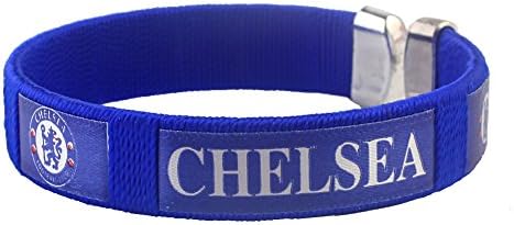 Chelsea Bracelet in Blue - Football Soccer Club Plastic and Fabric Wristband