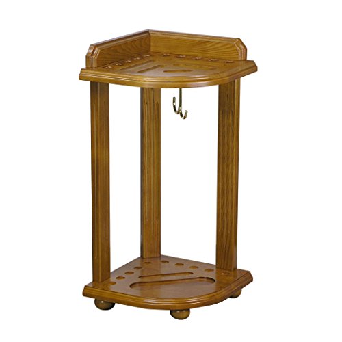 Fairview Game Rooms Corner-Style Pool Cue and Ball Stand