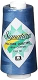 Signature Cotton Quilting Thread, 3000 yd, Solids Stone Blue