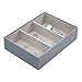 STACKERS ‘CLASSIC SIZE’ Dusky Blue Deep 3 section STACKER Jewelry Box