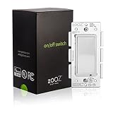 Zooz Z-Wave Plus On Off Wall Switch ZEN21 (White) VER. 3.0, Works with Existing Regular 3-Way Switch
