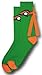 Teenage Mutant Ninja Turtles TMNT Michelangelo ORANGE MASK CREW SOCKS