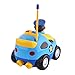 FunsLane Cartoon RC Police Car Remote Control Car with Music and Light Radio Control Toys for Kids Toddlers Baby and Children