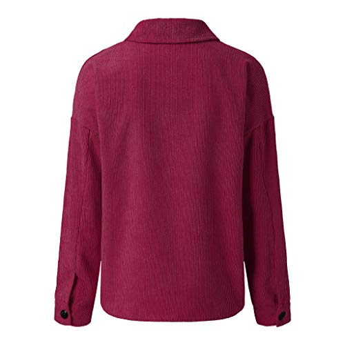 image for NANTE Top Loose Women's Coat Solid Button Coats Womens Tops Outwear La