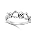 Crossbone Skull Oxidized Biker Ring New .925 Sterling Silver Band Sizes 4-10