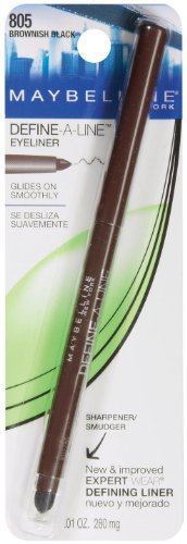 Myb D-A-L Liner Brwn/Blck Size 03 Maybelline Define-A-Line Eye Liner Brownish Black 805