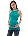 PattyBoutik Mama Halter Side Ruched Maternity Blouse