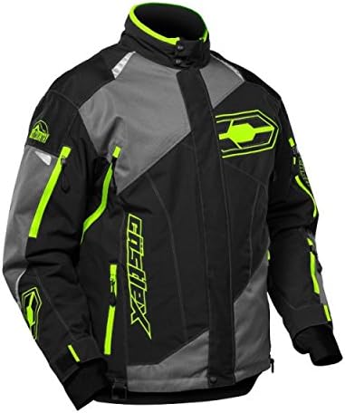 Castle X Thrust Back Country Mens Snowmobile Jacket Hi-Vis 2XL