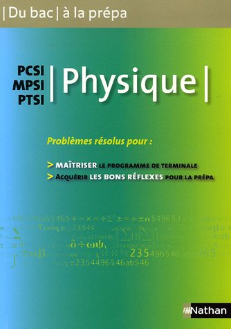 Physique, PCSI, MPSI, PTSI
