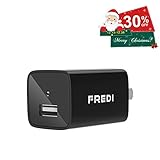 FREDI hidden camera charger 1080p HD mini wifi camera spy camera wireless camera for iPhone/Android Phone/iPad Remote View with Motion Detection (support 128g Sd card)