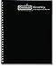 House of Doolittle 2017-2 Year Calendar Planner, Monthly, Black Hard Cover, 8.5 x 11 Inches (HOD262092-17)