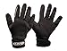 Tilos 1.5mm Tropical Dive Gloves Stretchy Mesh with Amara Leather for Snorkeling, Kayaking, Water Jet Skiing, Sailing, Scuba Diving, Rafting (Black, L)