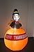 6 Foot Tall Happy Thanksgiving Inflatable Turkey on Pumpkin Perfect Thanksgiving Autumn LED Lights Decor Outdoor Indoor Holiday Decorations, Blow up Lighted Yard Lawn Decor Home Family Outside