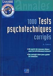 1000 tests psychotechniques corrigés