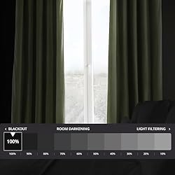 HPD Half Price Drapes Signature Blackout Velvet