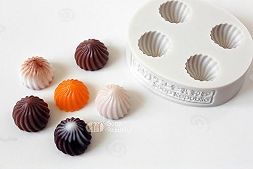 SoapRepublic Mini Whipped Cream Frosting / 4 in 1 / Silicone Soap Mold