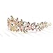 Zapire Rhinestone Women Bridal Tiaras Wedding Crowns with Earrings Princess Headbands for Girl Hair Accessories
