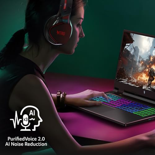 Acer Nitro 17 Gaming Laptop | Intel Core i7-14650HX | NVIDIA GeForce RTX 4060 Laptop GPU | 17.3