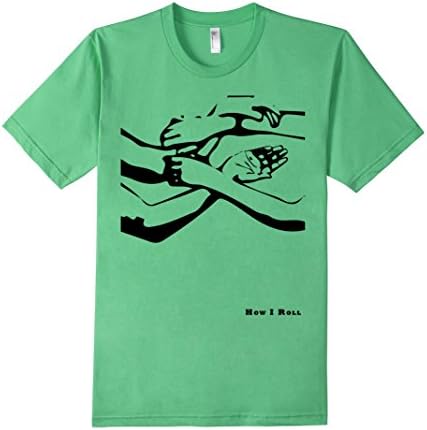 Men's Wing Chun Tees: How I Roll T-Shirt; Wing Tsun / Ving Tsun XL Grass