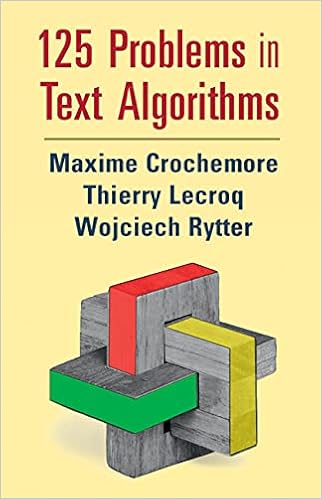 125 Problems In Text Algorithms With Solutions 1 Crochemore Maxime Lecroq Thierry Rytter Wojciech Ebook Amazon Com