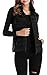 Sarin Mathews Womens Packable Ultra Lightweight Down Vest Outdoor Puffer Vest Black M