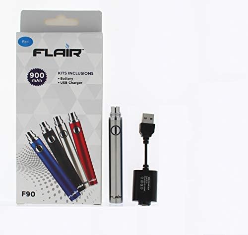 900mah Silver Slim Oil Premium Pen Battery and USB Charger