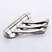KES Solid Metal Swivel Hook Heavy Duty Folding Swing Arm Triple Coat Hook with Multi Three Foldable Arms Towel/Clothes Hanger for Bathroom Kitchen Garage Wall Mounted Brushed Nickel, A5060-2