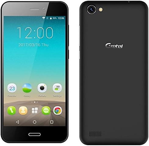Gretel A7-4.7 inch Gorilla Glass Screen 3G smartphone MTK6580A 1.3GHz quad core 1GB RAM 16GB ROM 8MP camera dual SIM - Black
