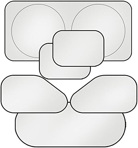 7pcs value set of car window sun Shield for Windshield,Rear Window sides window completed cover Sun Shade Keeps Vehicle Cool-UV Ray Protector with storage pouch