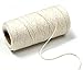 Penta Angel 100 Yards White DIY Craft Decoration Kitchen Natural Cotton Cooking Twine Food Packaging String for Trussing and Tying Poultry Meat Making Sausage