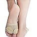 ISYITLTY Women's Dance Shoes Paws Pad Foot Thong Dance Paws Half Shoes L Beige