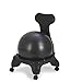 Sivan Health and Fitness Balance Ball Fit Chair with Pump, Black, Large