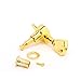 Musiclily 3R3L Sealed Guitar Tuner Tuning Pegs Machine Heads for LP Les Paul Electric or Acoustic Guitar, Gold Keystone Button