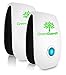 GreenGuardX Ultrasonic Pest Control Repeller (2-Pack)–Indoor Repellent for Mice, Mosquitos, Roaches, Spiders, Insects, & Rodents – Ecofriendly Bug Repeller–Children & Pet Safe, Non-Toxic
