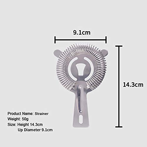 NXYJD 28z 600.800ml Edelstahl Cocktail Shaker BARTDER-Zubehör Bambus Holz Stand Bar Tools Set Kit 6 Stück – Bild 3